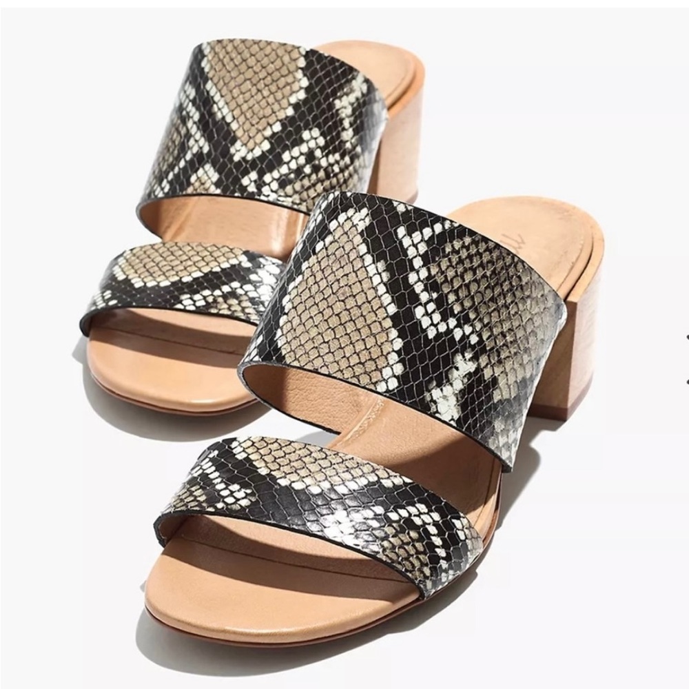 Madewell | Snakeskin Leather Sandal | NEW!